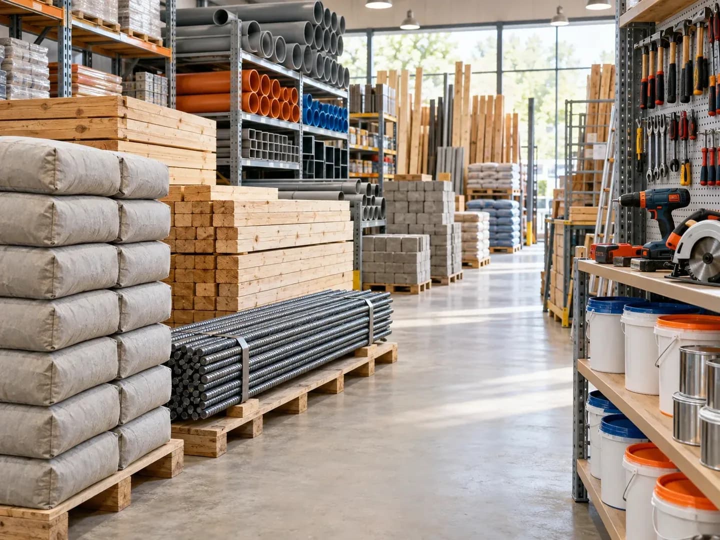 Supply of Construction Materials & Hardware illustrative service image